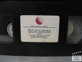 Out of Control VHS Martin Hewitt Betsy Russell