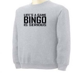 Bingo Lifes A Game Bingo Player Adult Sweatshirt