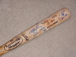 Craig Biggio Roger Clemens Game Used Signed Bat Astros