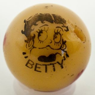 RARE Vintage Peltier Comic Marble Betty