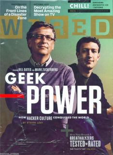 WIRED Magazine May 2010 Bill Gates Facebook Mark Zuckerberg NW Sealed 