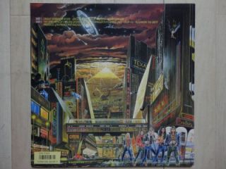 Iron Maiden Somewhere in Time Japan LP Poster Bonus 7inch Heavy Metal 