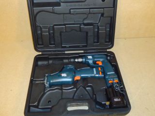 Black & Decker Cordless Tools Green With Interchangable Battery System 