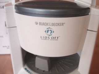 Black Decker Lids Off Electric Jar Opener