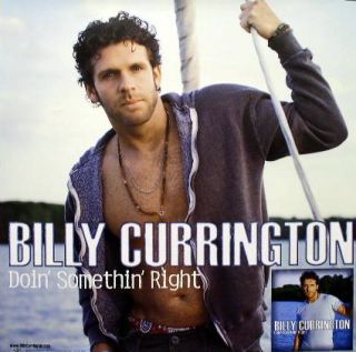 Billy Currington 2005 doin somethin right promo poster ~MINT~!