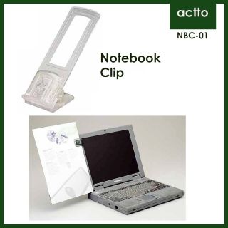 Notebook Laptop Paper Memo Document Copy Clip Holder