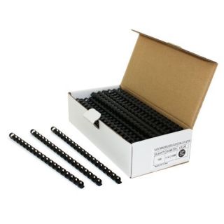 16 Black Plastic Binding Combs 100pk