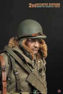 Hot 1/6 Soldier Story 2nd Infantry Division South Korea 1951: Barbell 
