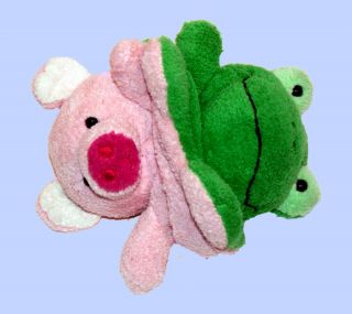 Reversible Frog Pig Plush Toy by Big Idea Group 6 Pre Owned Fine for 