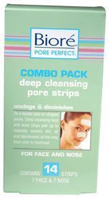 Biore Deep Cleansing Pore Strips 14 Strips 7 Face 7 Nose Strips