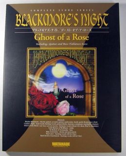 Blackmores Night Ghost of A Rose Japan Band Score Tab