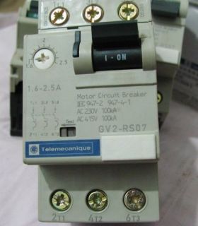 Schneider Telemecanique Circuit Breaker GV2 RS08 C