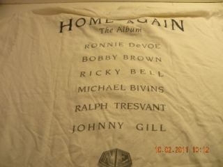   CONCERT T SHIRT HOME AGAIN BOBBY BROWN MICHAEL BIVINS RICKY BELL