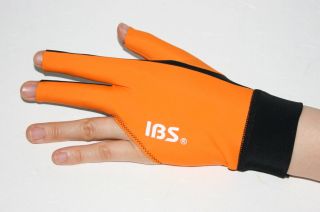 IBS Professional Orange Billiard Glove for Pool Carom and Snooker Pro 