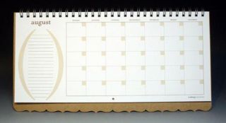 MBI Blank Calendar Pages Kit 15x7 w Scalloped Edges