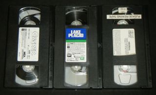 Bill Pullman 3 VHS Movie Collection Lake Placid Mistrial Casper Looky 