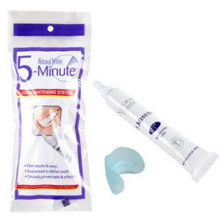 Minute Teeth Whitening Gel Mouth Tray System Natural White 075 oz 22 