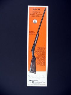 Harrington Richardson Model 158 Topper Shotgun 1973 Ad