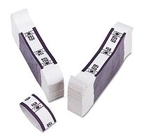 Currency Straps Dollar Bill Self Adhesive 1000 Pack