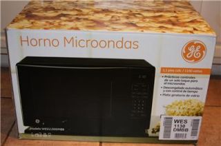 GE 1.1 cu. ft. Microwave Oven, Black, Model WES1130DMBB Brand New in 