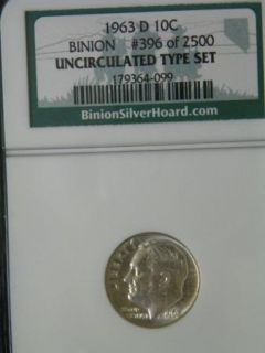 Binion Silver Collection 4 Coins NGC Graded Certified Inc Peace $ C211 