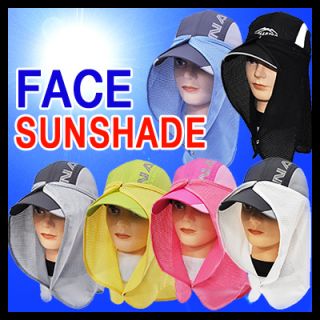 Face Sun Shade Summer Fishing Block UV Cap Hat Clothes