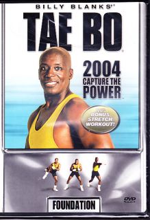 BILLY BLANKS, TAE BO, FOUNDATION WORKOUT DVD, 2004 CAPTURE THE POWER 