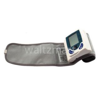 New Digital LCD Wrist Arm Blood Pressure Monitor Heart Rate Pulse 