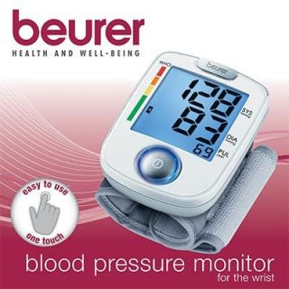 Beurer Adult Wrist Cuff Blood Pressure Monitor Machine BP At Home Auto 