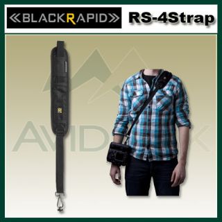 New 2012 BlackRapid RS4 2BB Ballistic Sling Camera Strap RS 4 Black 