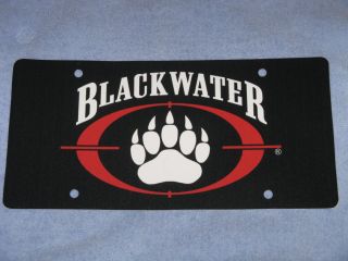 Blackwater Private Military Security Contractor License Plate Iraq Xe 