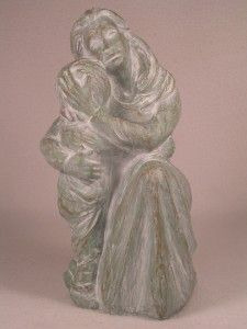 Isabel Bloom Comfort Mother With Child Sculpture #700316 NIB