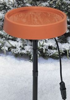 Allied Precision Heated Bird Bath with Metal Stand 12