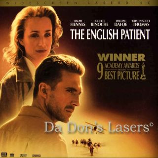    Patient AC 3 THX WS NEW LaserDisc Fiennes Binoche Romantic Drama