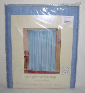 Sheer Voile Window Panel Curtain Choose Solid Colors