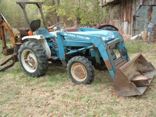 Ford 1710 Tractor with Front End Loader and Kelley Backhoe