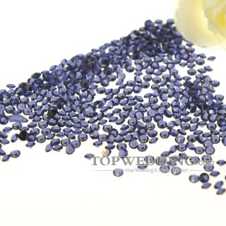 2000 Blue Black Diamond Confetti Wedding Party Table Scatter Crystal 
