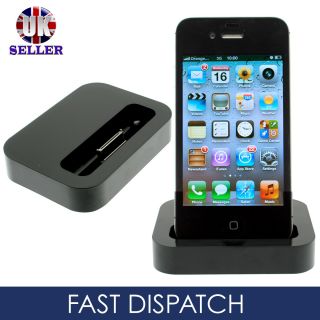 Black Desktop Charger Dock Docking Station for iPod Touch 2 3 4 2nd 