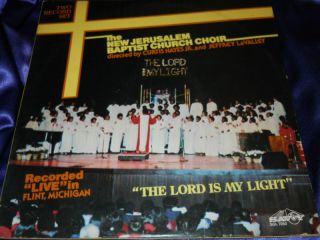 Rare Black Gospel LP The New Jerusalem Baptist Church Choir on Savoy 