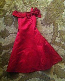 GORGEOUS Must see BISCOTTI Satin Off Shoulder HOLIDAY Dress w 
