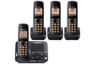   Link to Cell Bluetooth Cordless Phone with 4 Handset   Refurbished