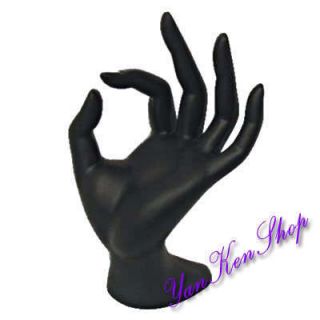 D21 Black OK Hand Style Ring Jewelry Plastic Display Stand decoration