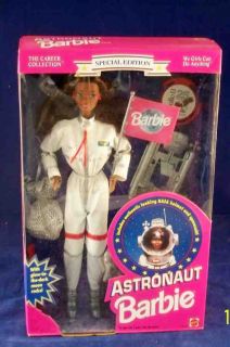 toys auction mib black barbie astronaut aa 25th anv 1994