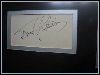 Fred Astaire Autograph Ginger Rogers Autograph Signatures in Display 
