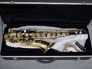 New Black & Gold DC PRO Tenor Saxophone & Yamaha sax kit + Selmer sax 