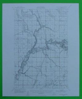 Red Lake Falls Minnesota 1952 Topo Map
