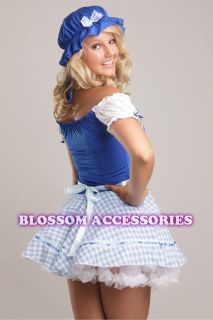 Lil Bo Peep Maid Fancy Dress Ladies Fairy Tales Costume