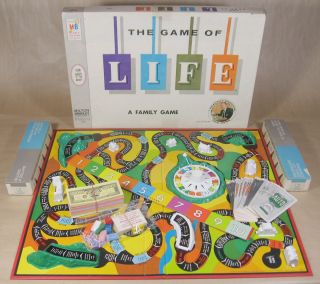 the game of life board close up