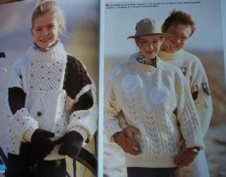 ANNY BLATT #119 ~Knitting Patterns ~Women Men Children Cardigan Jacket 