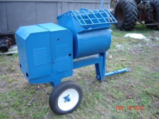 Pull Behind Gas Powered Concrete Mortar Mixer